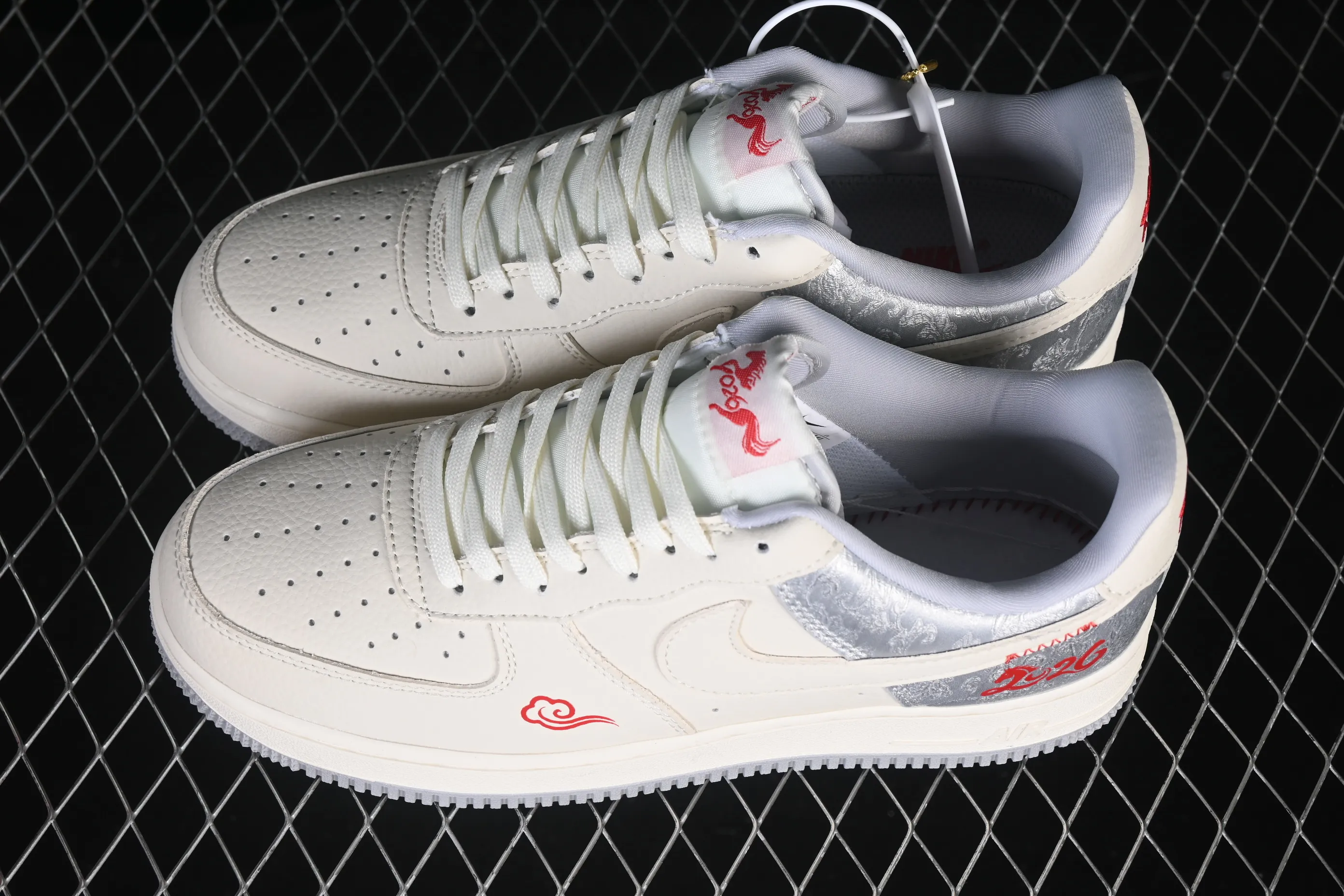 All Categories Nk Air Force 1 Air Force Series Nk Air Force 1 Low Air Force Low Nike Air Force 1'07 Low Year of the Horse Limited Beige Silver Gray Air Force One Low Casual Shoes DF0188-141